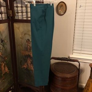 Lafayette148 Rainforest Green Slacks